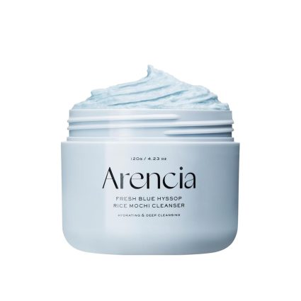 Arencia Fresh Blue Hyssop Rice Mochi Cleanser – Clarifying & Refreshing Facial Cleanser – 120 g