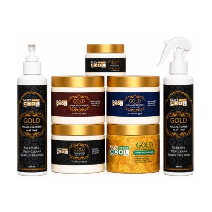 Silky Cool Luxury Golden Facial Kit