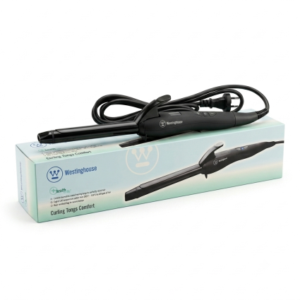Westinghouse WHCT400 Curling Tongs Comfort – Ceramic Tourmaline Hair Curler with Digital Temperature Control