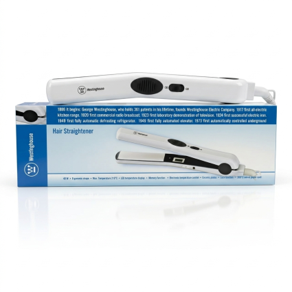Westinghouse WHS400W Professional Hair Straightener – Ceramic Plates with Digital Temperature Control up to 210°C